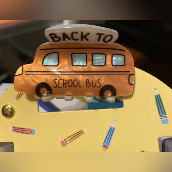 NWT ✏️ 🍎 Piper K back to school hair clips set of 4 - Picture 10 of 16